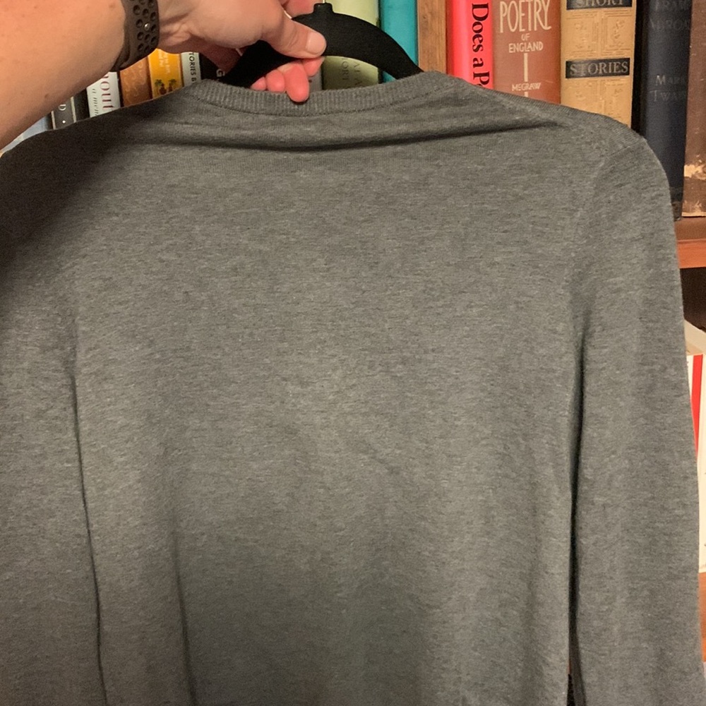 Lands’ End gray cardigan - Picture 5 of 5